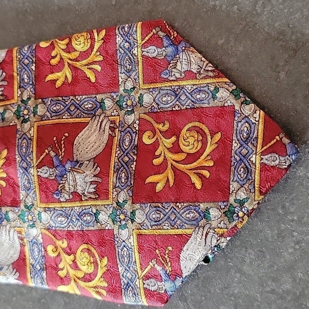 Christian Dior Men's Tie, 100% Silk, Hand Made, 59" - Picture 2 of 8